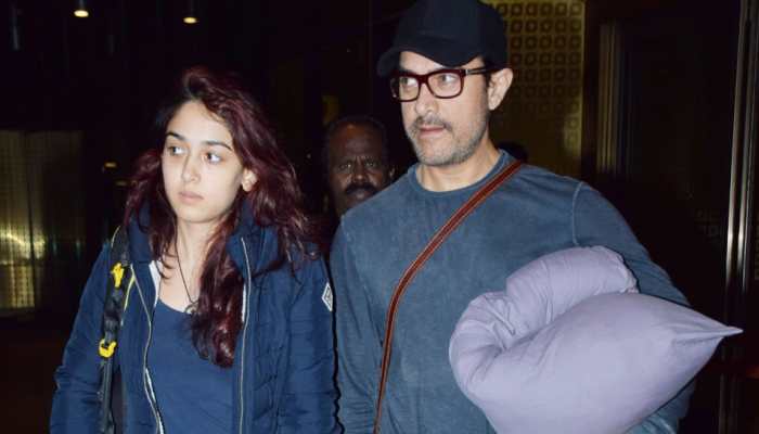 Aamir Khan and daughter Ira's airport look shouts 'comfort'—See pics