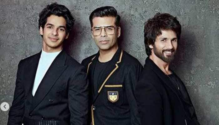 Shahid Kapoor, Ishaan Khatter are set to kick up a storm in Karan Johar&#039;s Koffee With Karan-See pic