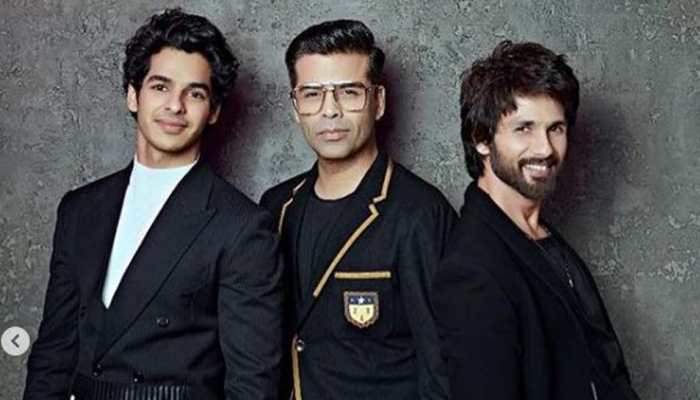 Shahid Kapoor, Ishaan Khatter are set to kick up a storm in Karan Johar's Koffee With Karan-See pic