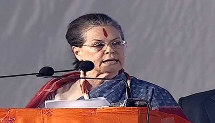 KCR worked only for himself and people close to him: Sonia Gandhi in Telangana