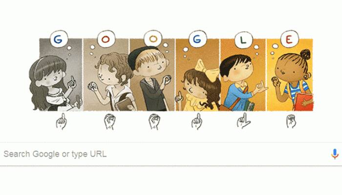 Charles-Michel de l&#039;Epee: Google celebrates 306th birth anniversary of father of the deaf with doodle