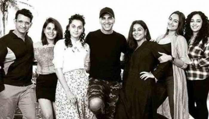 Akshay Kumar, Vidya Balan kick-off shoot of Mission Mangal — See pics