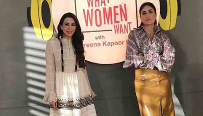 Karisma Kapoor shoots with sister Kareena Kapoor Khan for radio show What Women Want