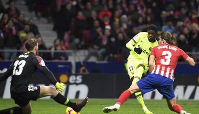 La Liga: Ousmane Dembele salvages Barcelona late draw against Atletico