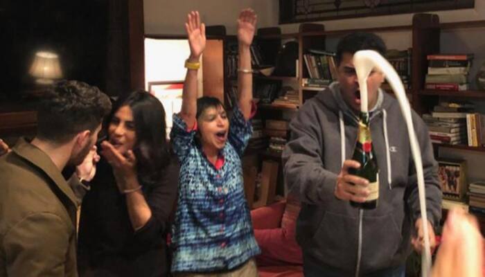 Priyanka-Nick get a perfect pre-wedding treat from 'The Sky Is Pink' team