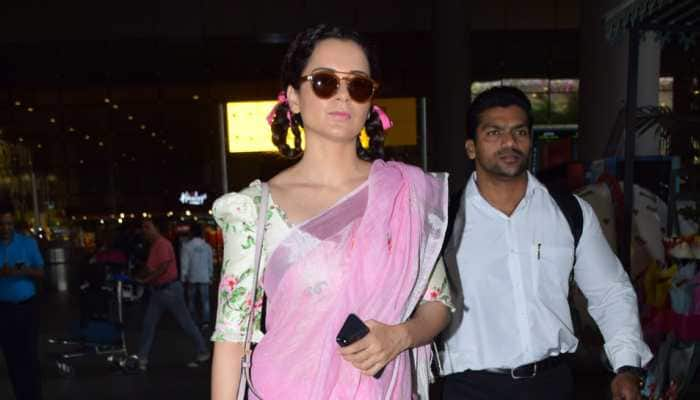 Kangana Ranaut&#039;s cutesy airport look has got us hooked! See pics