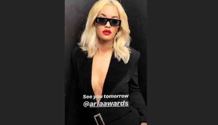 Rita Ora dares to bare on social media