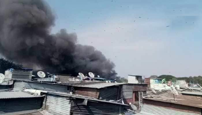 Fire breaks out in a slum in Pune, efforts on to douse the blaze