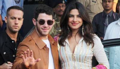 Priyanka Chopra and Nick Jonas arrive at Jodhpur for wedding festivities; spotted at airport—Pics