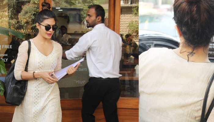 Have you noticed this mystery tattoo on Jacqueline Fernandez's nape? See pics