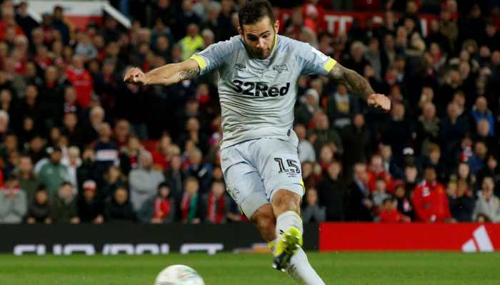 Derby's Bradley Johnson charged with violent conduct over 'biting' incident