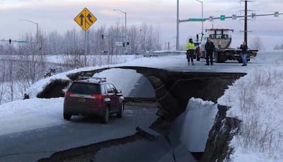 Powerful quake causes damage in Anchorage; no injuries reported