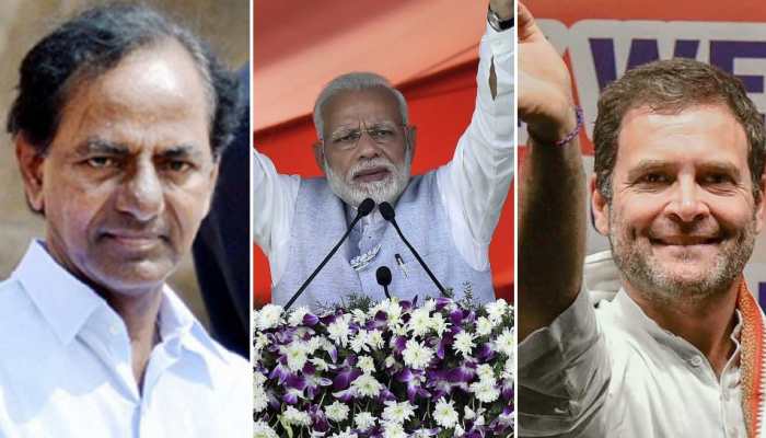 PM Narendra Modi a 'liar', Rahul Gandhi a 'joker': KCR launches no-holds-barred attack in Telangana