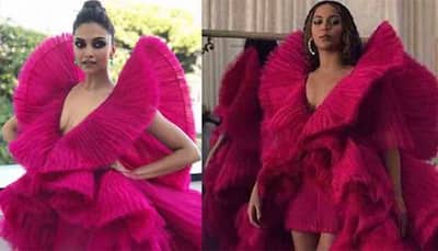 Deepika Padukone or Beyonce: Who wore the pink Ashi Studio ruffle dress better?