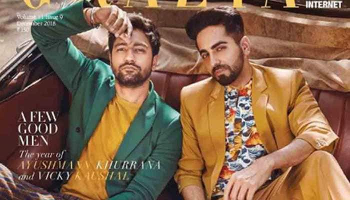 Ayushmann Khurrana, Vicky Kaushal twin and win in mustard at magazine cover — Take a look