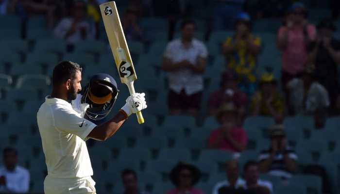 Cheteshwar Pujara rescues India with fighting century against Australia