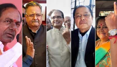 What Exit Polls predict for Madhya Pradesh, Rajasthan, Chhattisgarh, Telangana and Mizoram