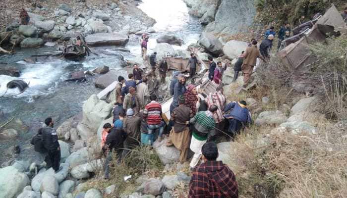6 critically injured airlifted, 13 killed in Poonch after bus fell into gorge