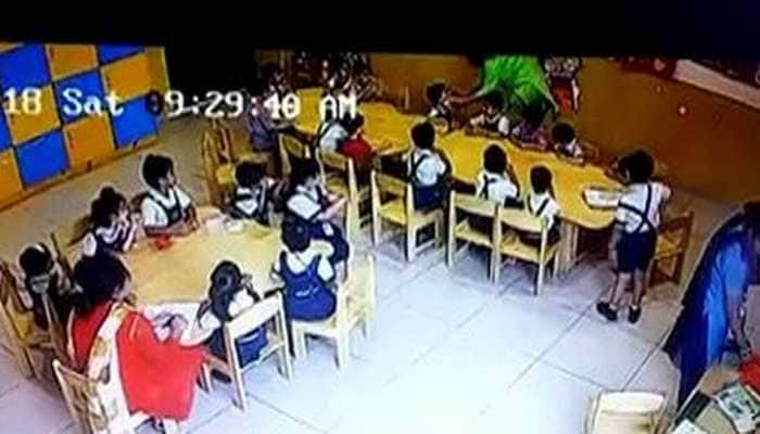 Gurugram school teacher, who put sellotape on LKG students' mouth, suspended