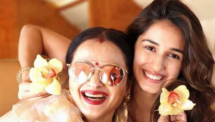 Rekha and Disha Patani&#039;s cutesy clicks will make you smile