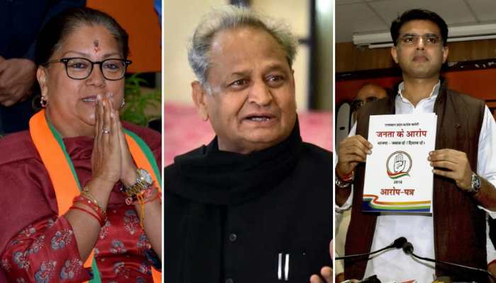 Rajasthan Assembly elections 2018: Vasundhara Raje, Ashok Gehlot, or Sachin Pilot - Prime contenders for the Chief Minister&#039;s post