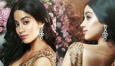 Janhvi Kapoor glitters in gold; looks straight out of a dream—Pics