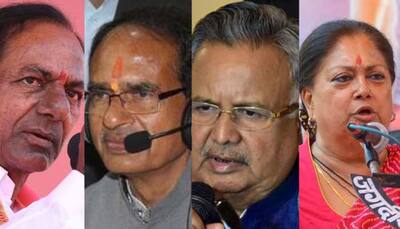 Big political test before Lok Sabha polls; Telangana, MP, Rajasthan, Chhattisgarh, Mizoram await new governments