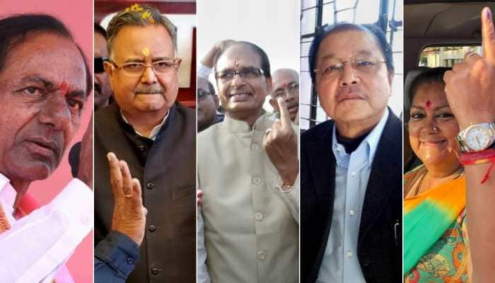 Stage set for Telangana, Madhya Pradesh, Rajasthan, Chhattisgarh, Mizoram Assembly elections 2018 results; counting of votes to begin at 8 am