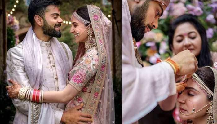 Anushka Sharma and Virat Kohli celebrate first wedding anniversary; share an unseen video and pics— See inside