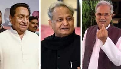 Kamal Nath in Madhya Pradesh, Ashok Gehlot in Rajasthan and Bhupesh Baghel in Chhattisgarh likely to be next CMs