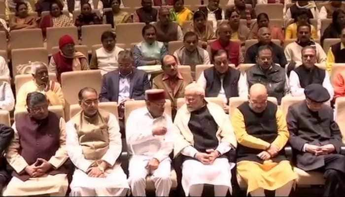 BJP Parliamentary meeting, to take stock of state poll debacles, underway