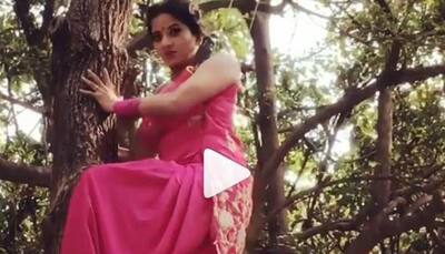Monalisa flies from one tree to another in this video-Watch