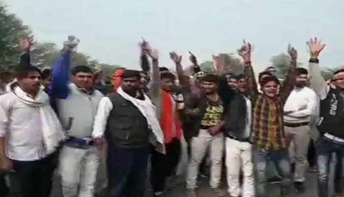 Congress vs Congress: Sachin Pilot&#039;s supporters block roads in Karauli and Dausa