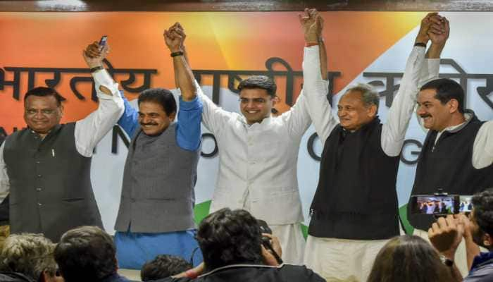 Congress names Ashok Gehlot as Rajasthan CM, Sachin Pilot to be his deputy