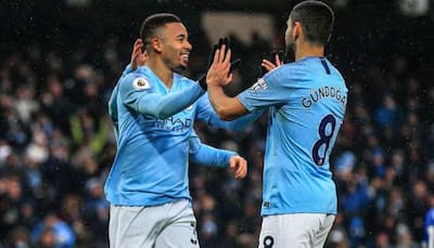 EPL: Manchester City back on top as Gabriel Jesus double sinks Everton