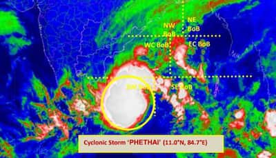 Cyclonic storm Phethai to intensify further on December 17, heavy rain likely in Odisha, Andhra on Sunday