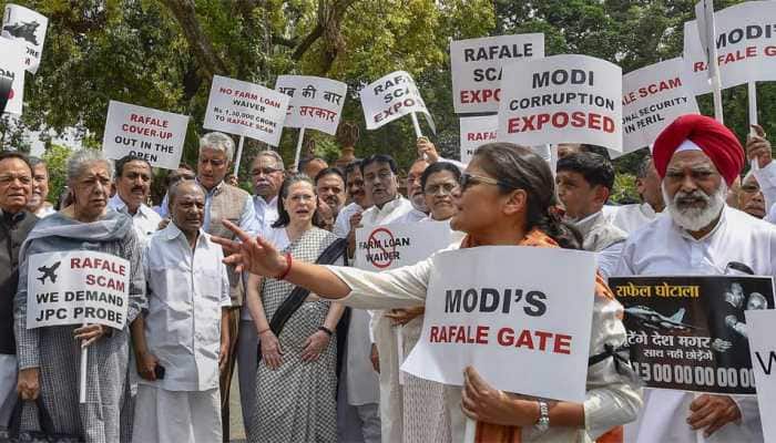 Congress, CPM gives adjournment notice in Lok Sabha over Rafale deal