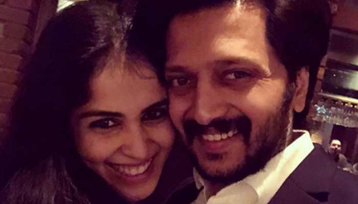 Genelia nostalgic on Riteish&#039;s 40th birthday