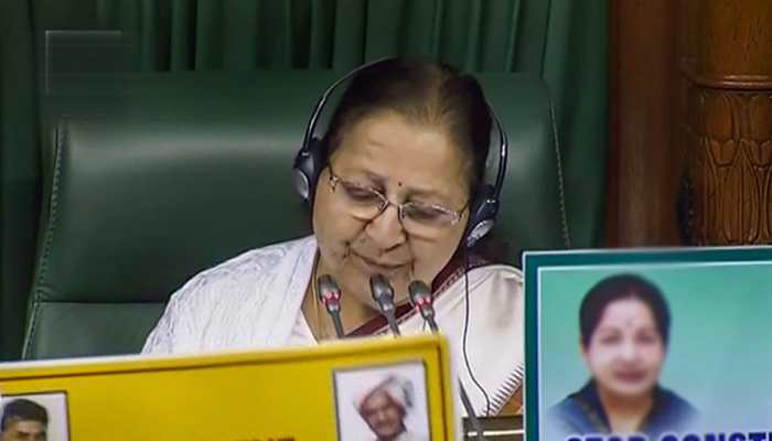 Speaker Sumitra Mahajan fumes over ruckus in Lok Sabha, says &#039;school kids are better&#039;