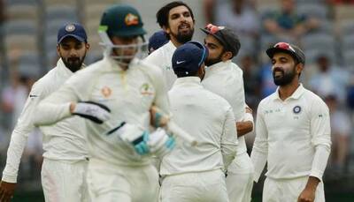 Ishant Sharma and Ravindra Jadeja argue on field during second Test against Australia