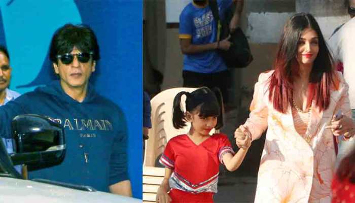 Shah Rukh Khan-Gauri Khan, Aishwarya-Abhishek Bachchan, Karisma attend their child&#039;s school annual function — Pics