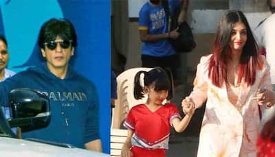 Shah Rukh Khan-Gauri Khan, Aishwarya-Abhishek Bachchan, Karisma attend their child's school annual function — Pics