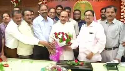 Mohammad Ali takes charge as new Telangana Home Minister