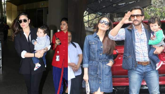 Taimur Ali Khan goes horse riding with mommy Kareena and daddy Saif