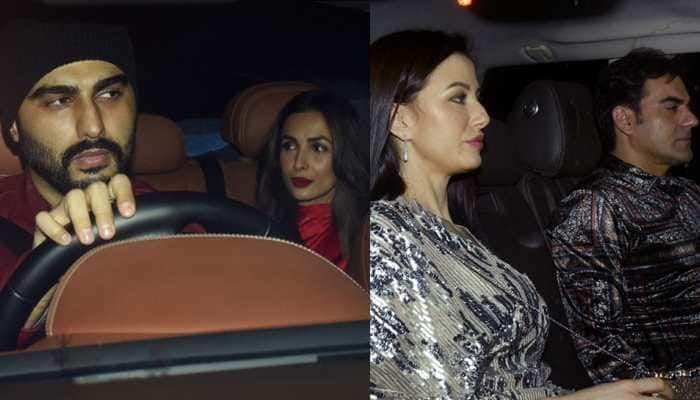 Arjun Kapoor- Malaika Arora and Arbaaz Khan- Giorgia Andriani party under one roof at Ritesh Sindhwani&#039;s Christmas bash—Pics