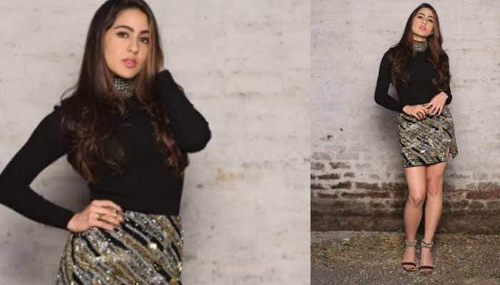 Sara Ali Khan gives fashion lessons by pairing her glam outfit with stunning footwear—Pics