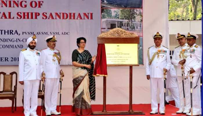 Navy commissions its tenth Naval hospital, INHS Sandhani, at Karanja Naval station near Mumbai