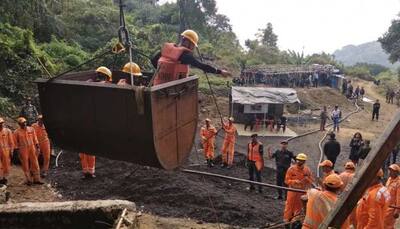 Rescue operations for 15 trapped in 370-foot-deep Meghalaya mine since 12 days put on hold