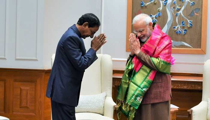 After renewing efforts to form federal front, KCR meets PM Narendra Modi
