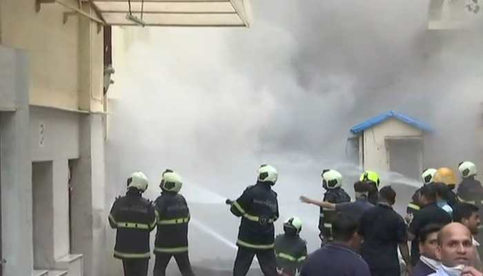 Massive fire breaks out at commercial complex in Mumbai, 8 fire tenders pressed into service 